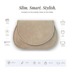 Mini Curvy Flap Wallet – Dune