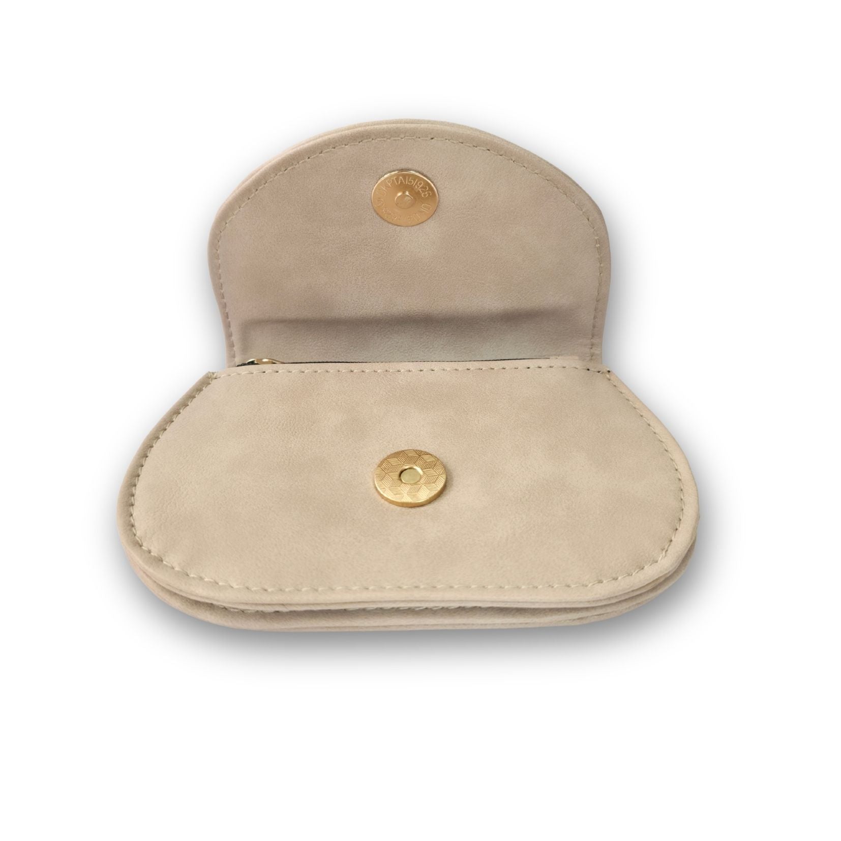 Mini Curvy Flap Wallet – Dune