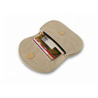 Mini Curvy Flap Wallet – Dune
