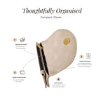 Mini Curvy Flap Wallet – Dune