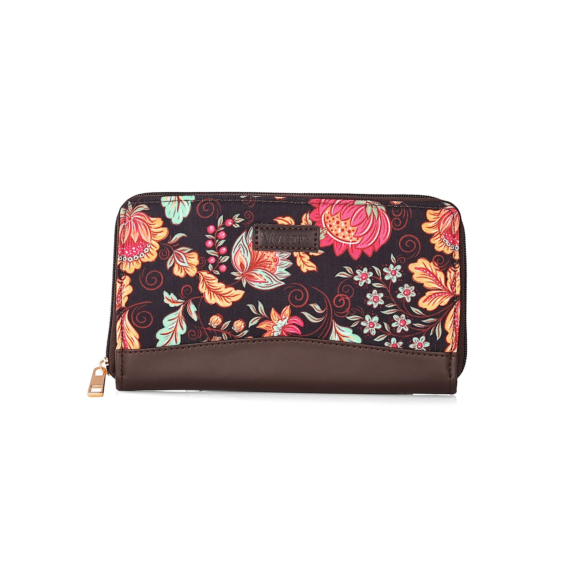 Noir Botanica Classic Zipper Wallet - Vivistry