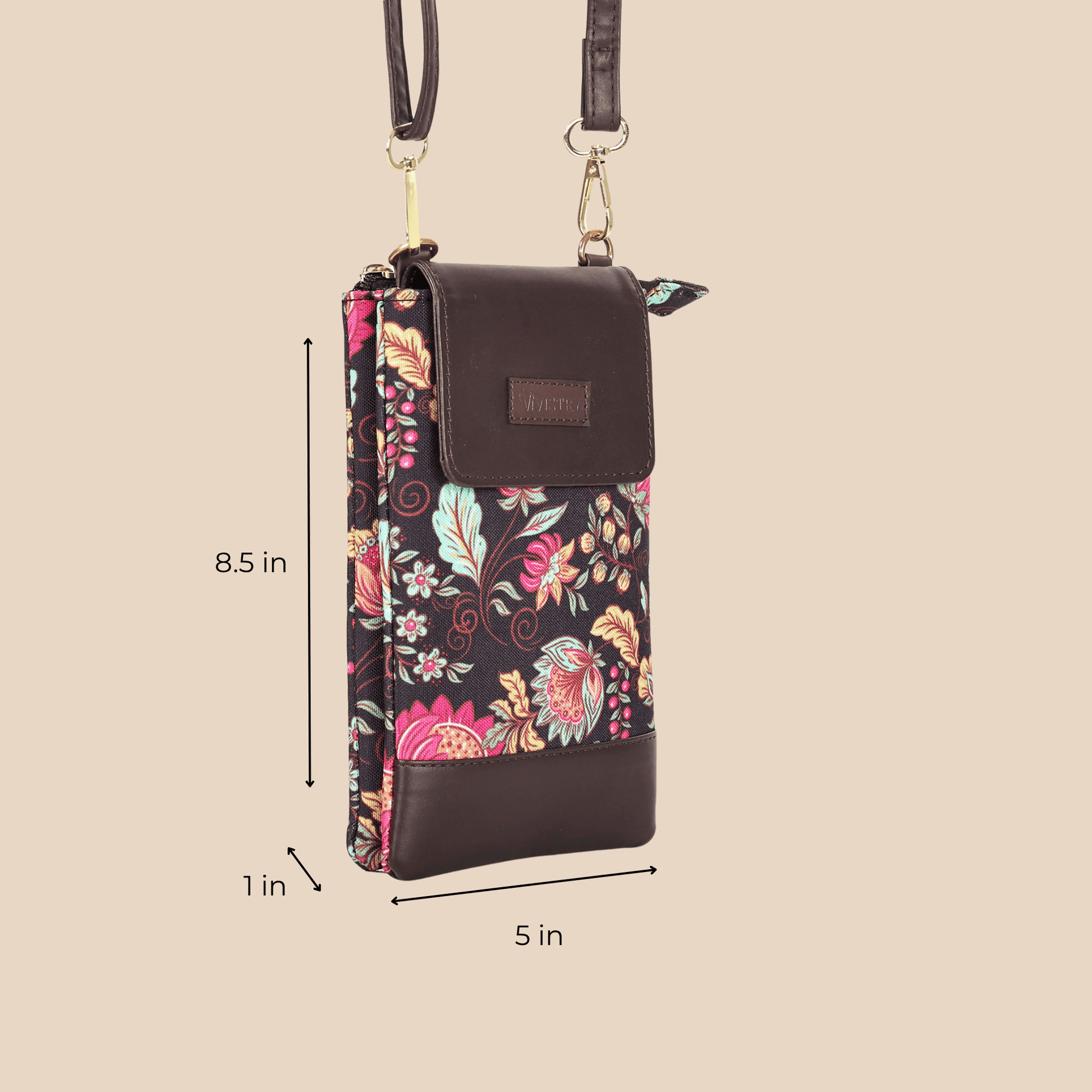 Noir Botanica Mobile Sling Bag - Vivistry