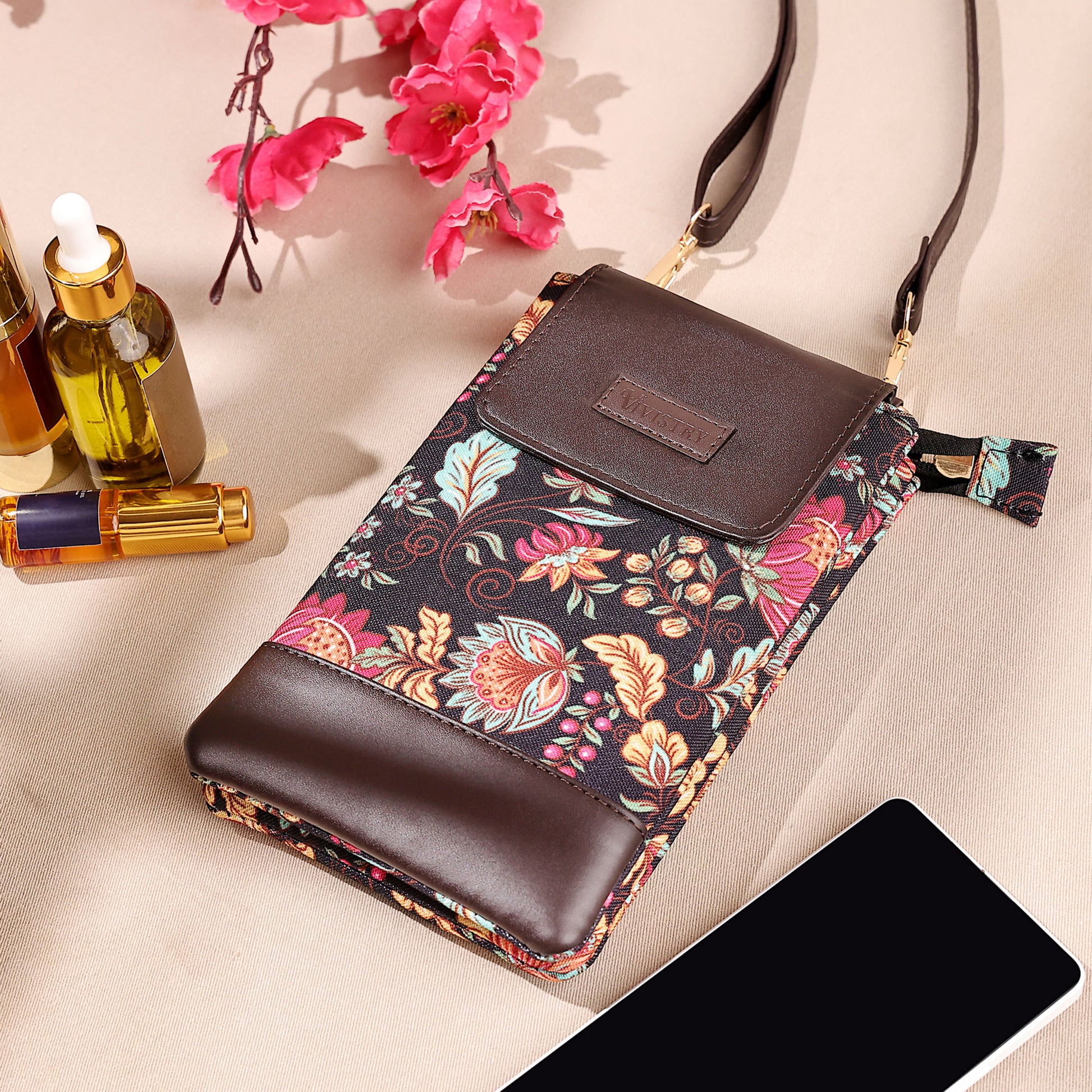 Noir Botanica Mobile Sling Bag - Vivistry