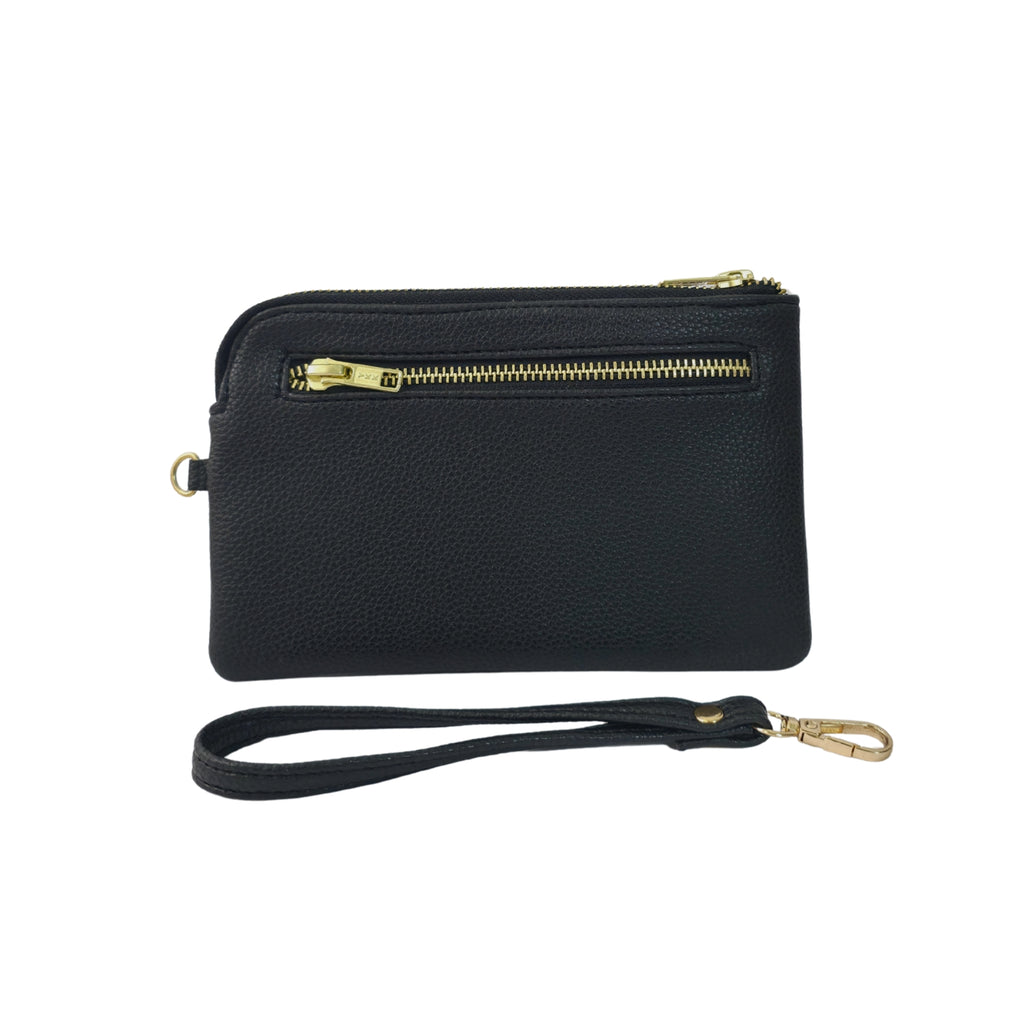Rover Phone Wallet with Wrist Loop – Black