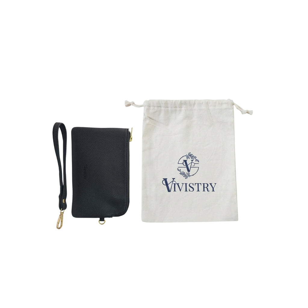 Rover Phone Wallet with Wrist Loop – Black