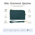 Rover Phone Wallet with Wrist Loop – Cedar Green