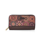Plum Matrix Classic Zipper Wallet - Vivistry
