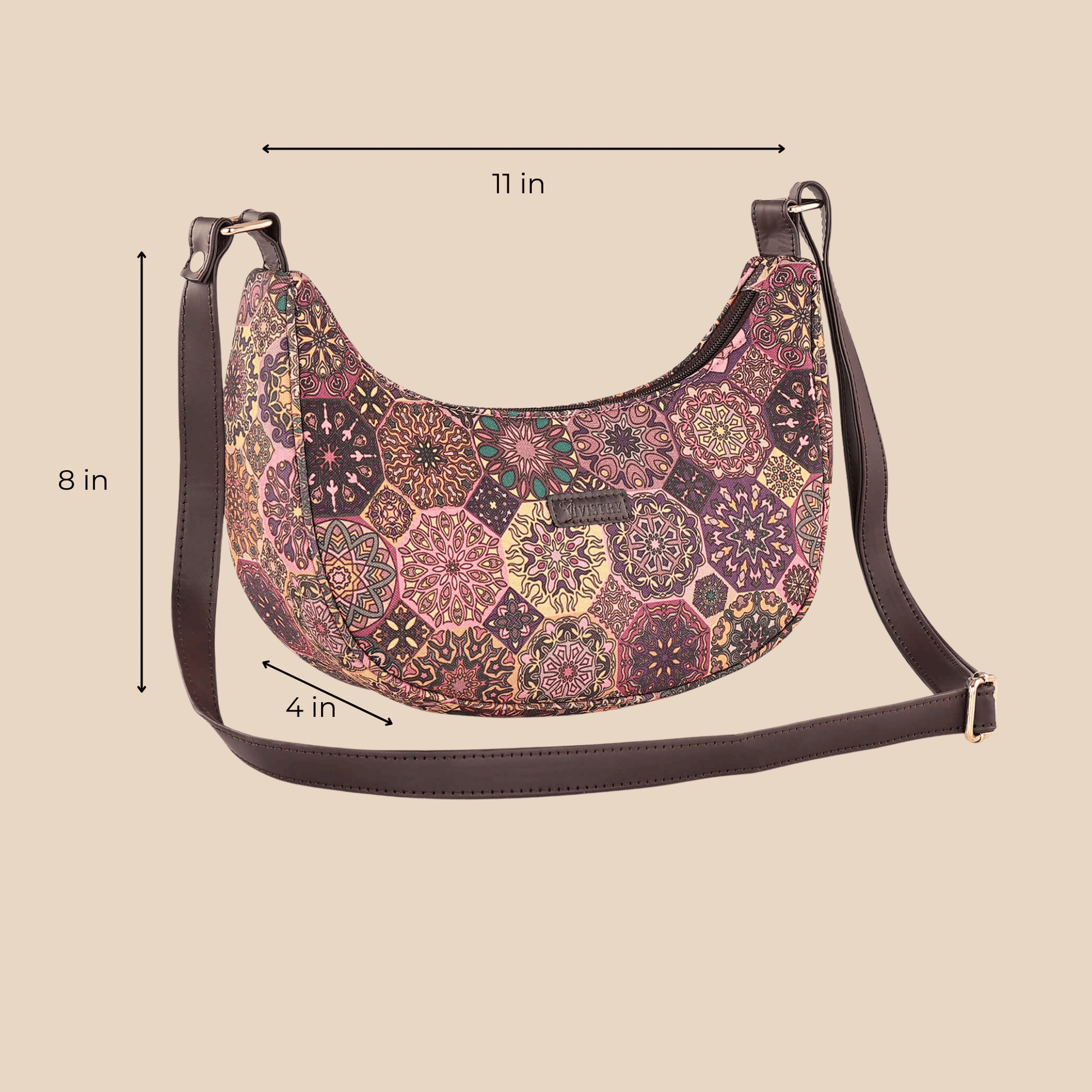 Plum Matrix Luna Sling Bag - Vivistry