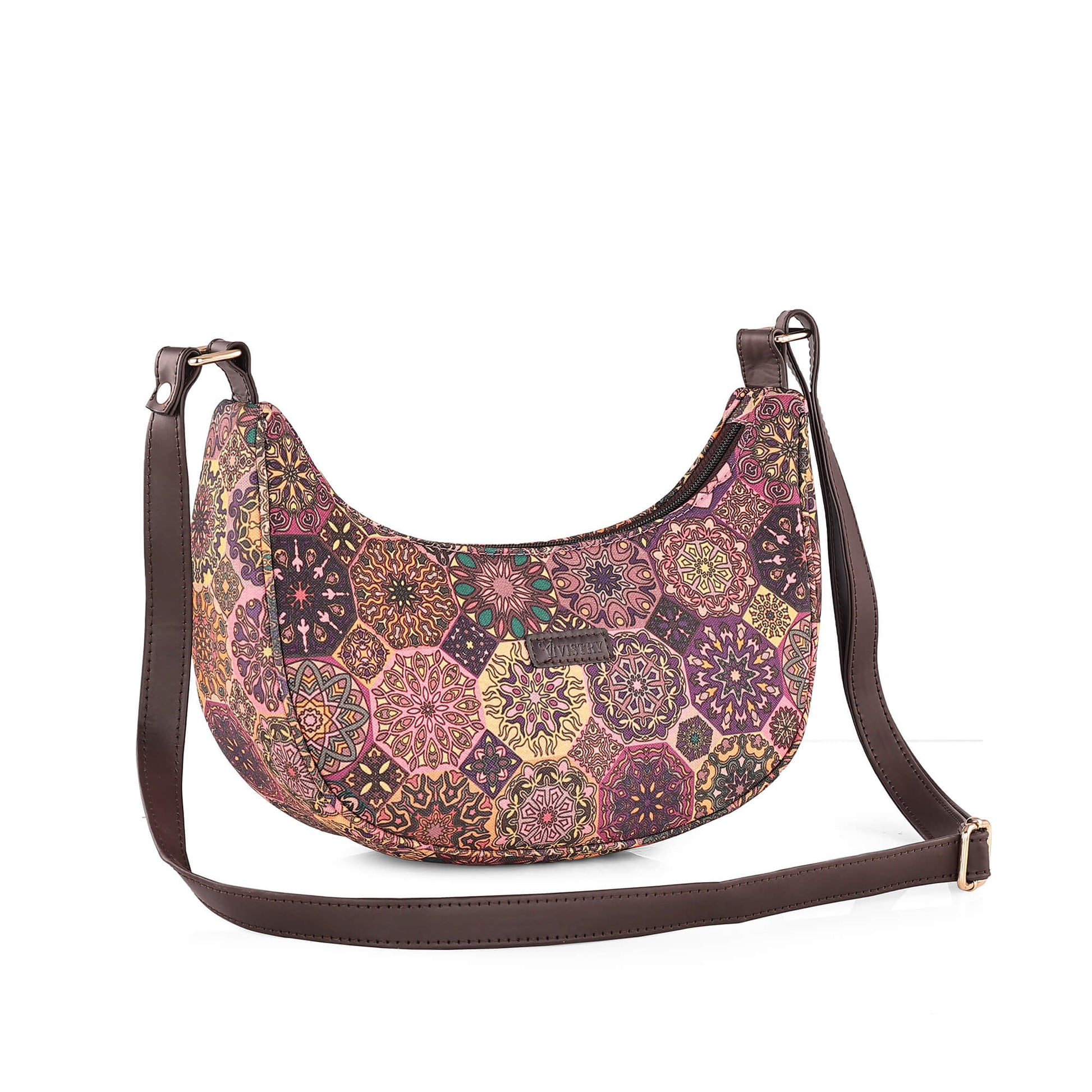 Plum Matrix Luna Sling Bag - Vivistry