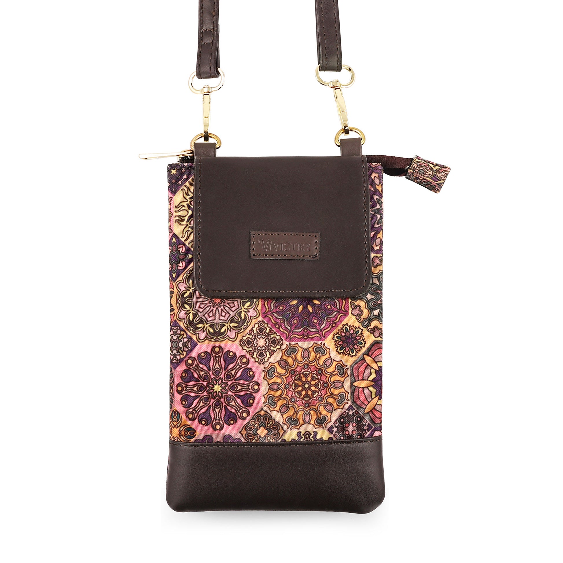 Plum Matrix Mobile Sling Bag - Vivistry