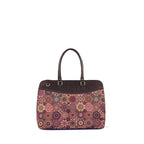 Plum Matrix Statement Laptop Bag - Vivistry