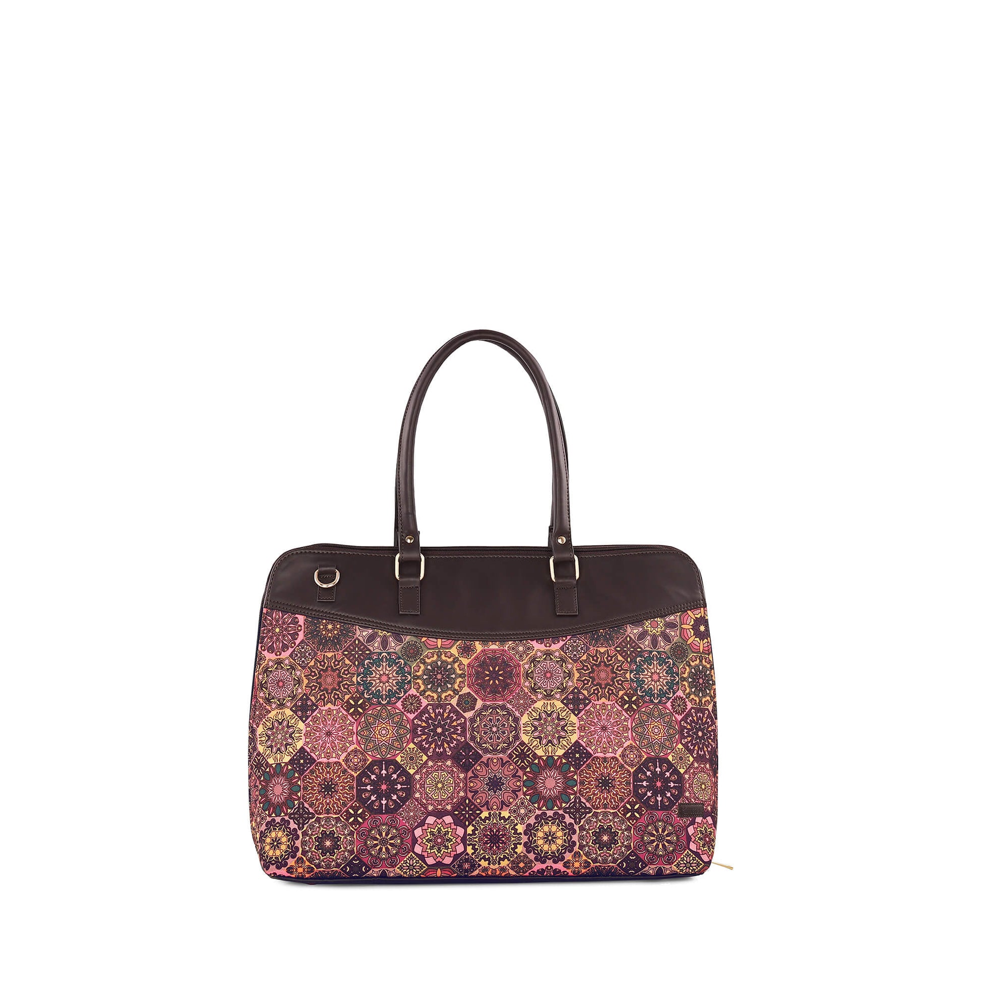 Plum Matrix Statement Laptop Bag - Vivistry