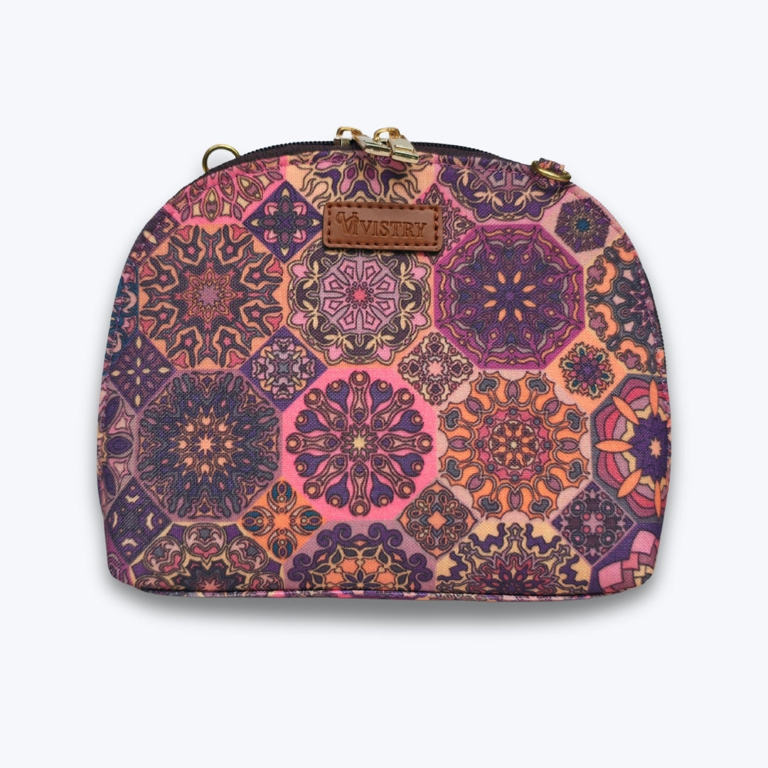 Plum Matrix Convertible Pouch Sling Bag