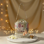 Riwaaz Bucket Potli - Blush Rose