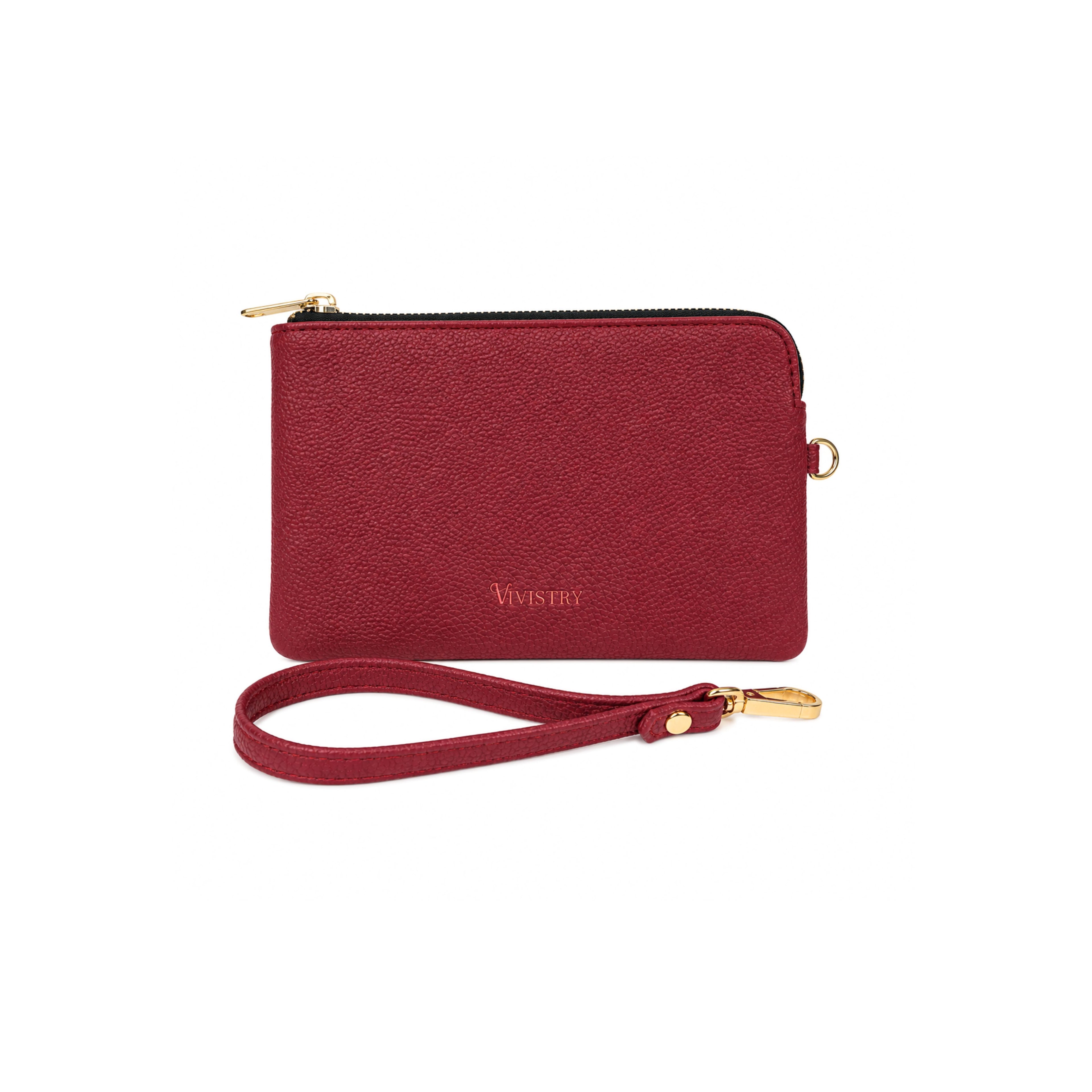 Rover Phone Wallet with Wrist Loop – Wine Berry