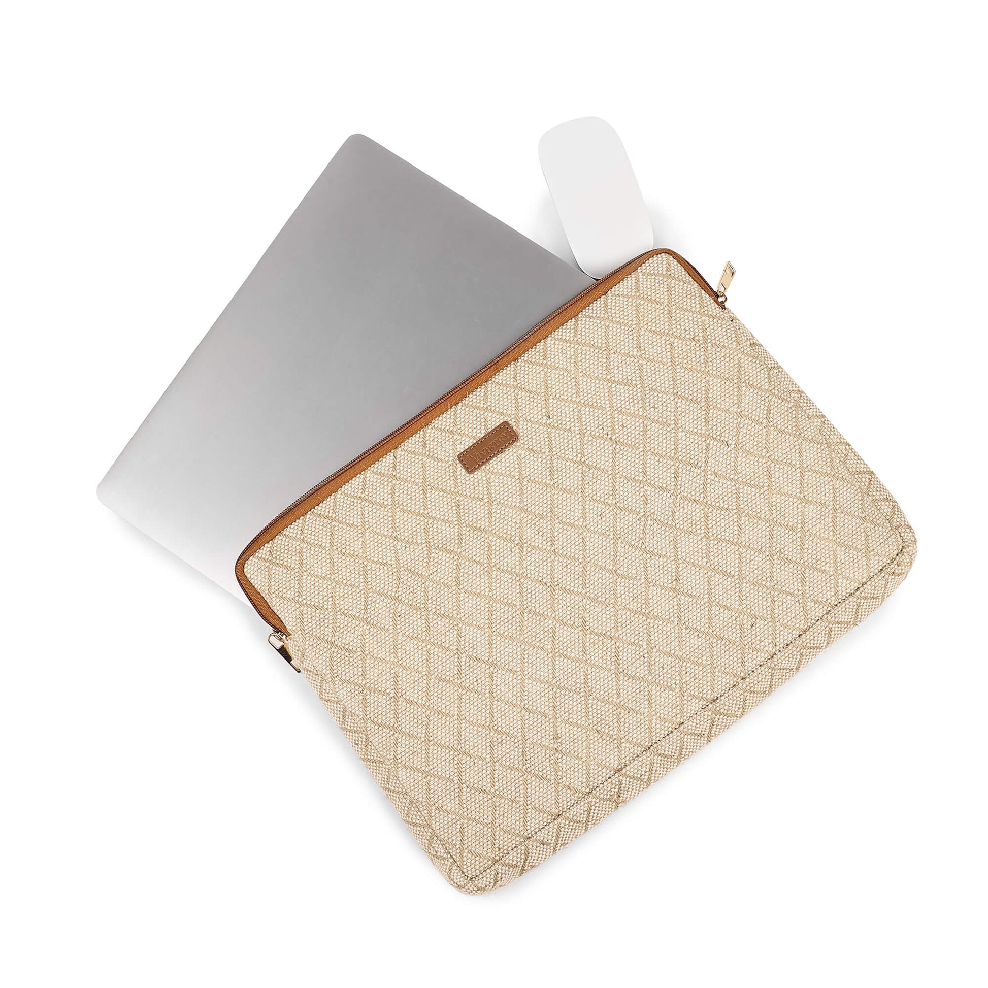 Sandy Whisper Laptop Sleeve - Vivistry