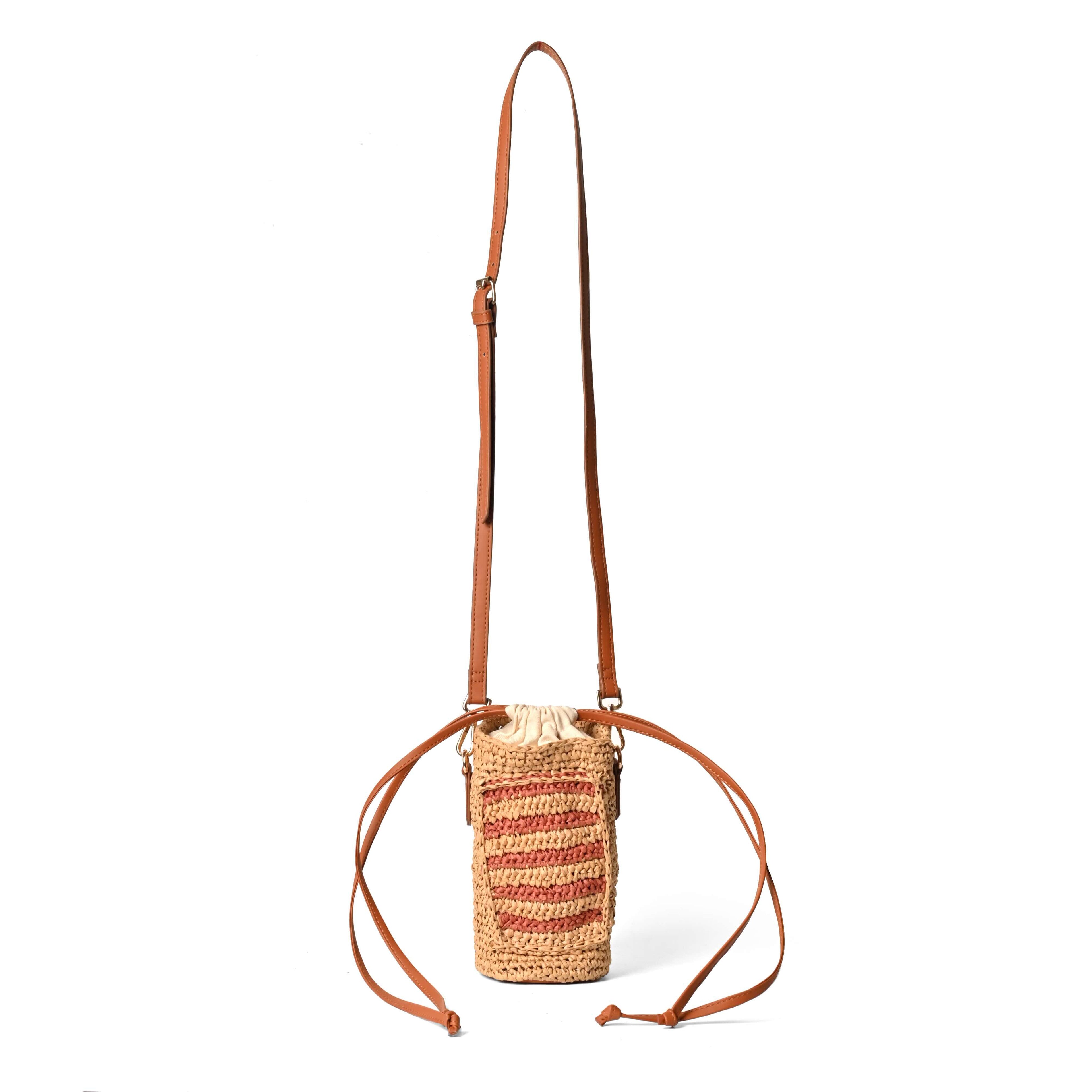 Urban Cross Mini Raffia Sling Bag - Vivistry