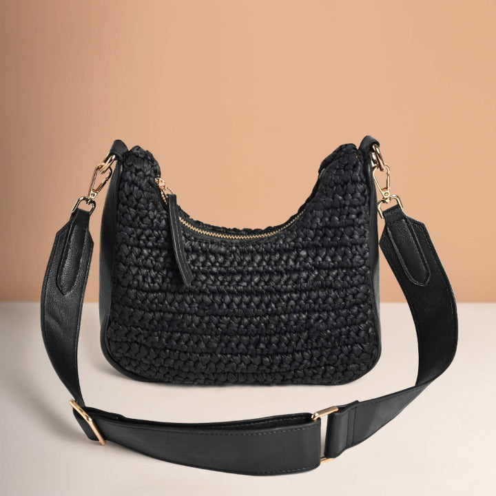 UrbanWeaveNoir-Sling_Bag - Vivistry