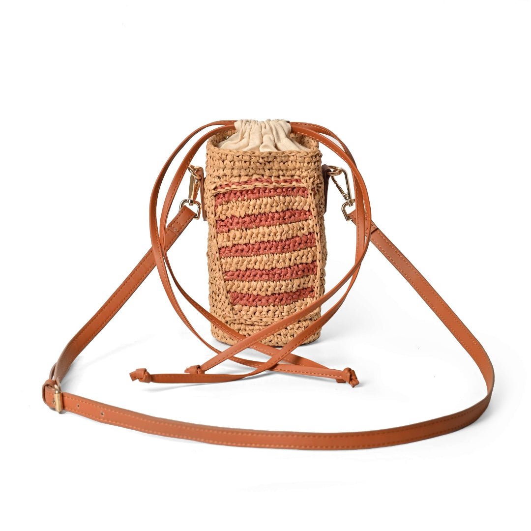 Urban Cross Mini Raffia Sling Bag - Vivistry