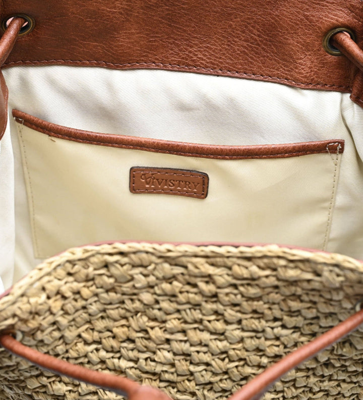 UrbanSolRaffiaBackpack -Vivistry