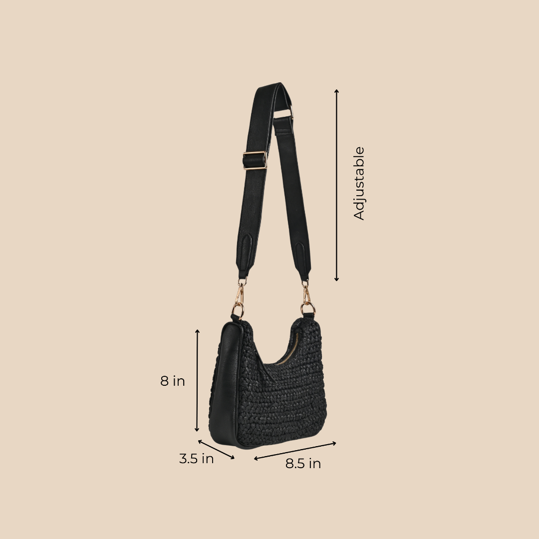 UrbanWeaveNoir-Sling_Bag - Vivistry
