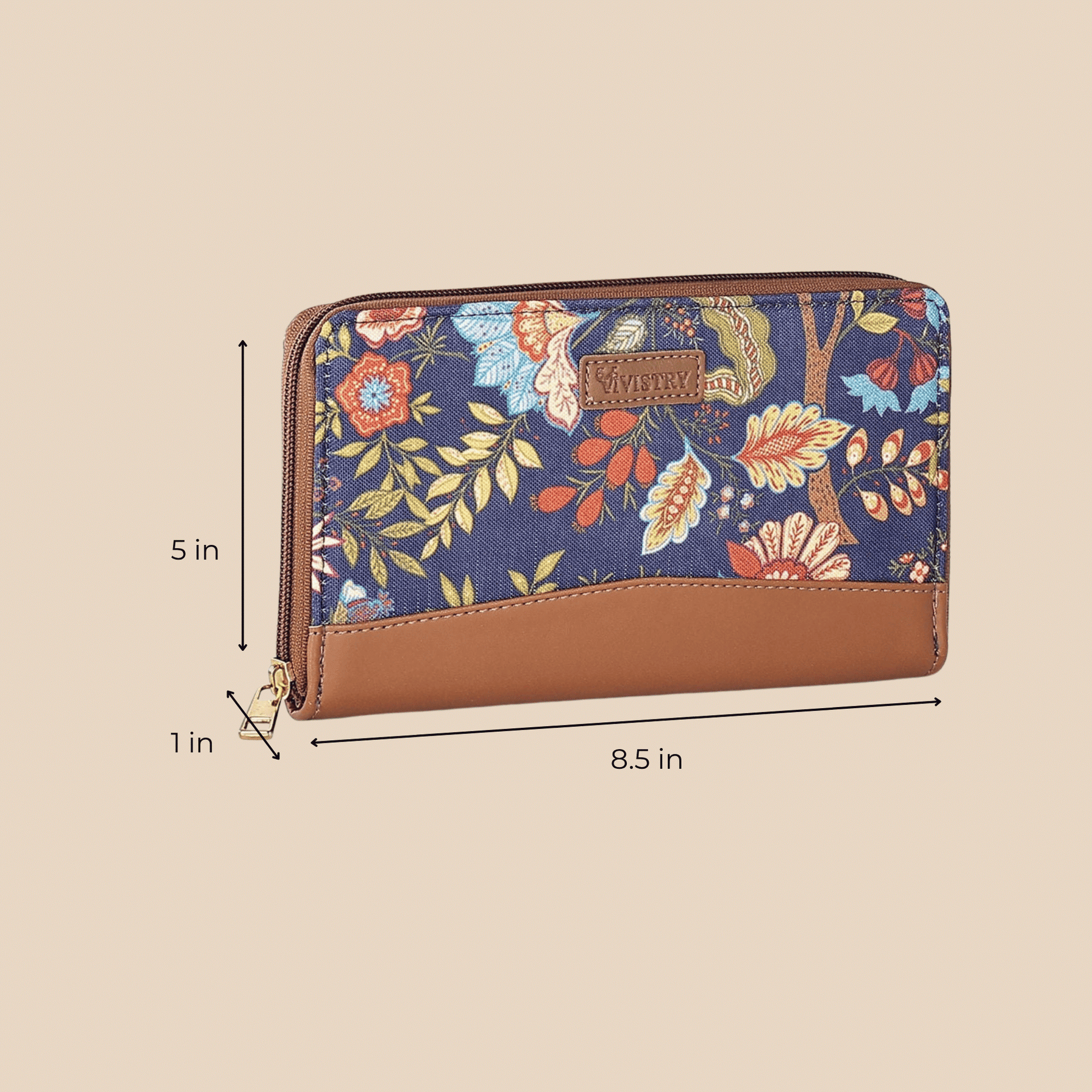 Vera Bella Classic Zipper Wallet - Vivistry