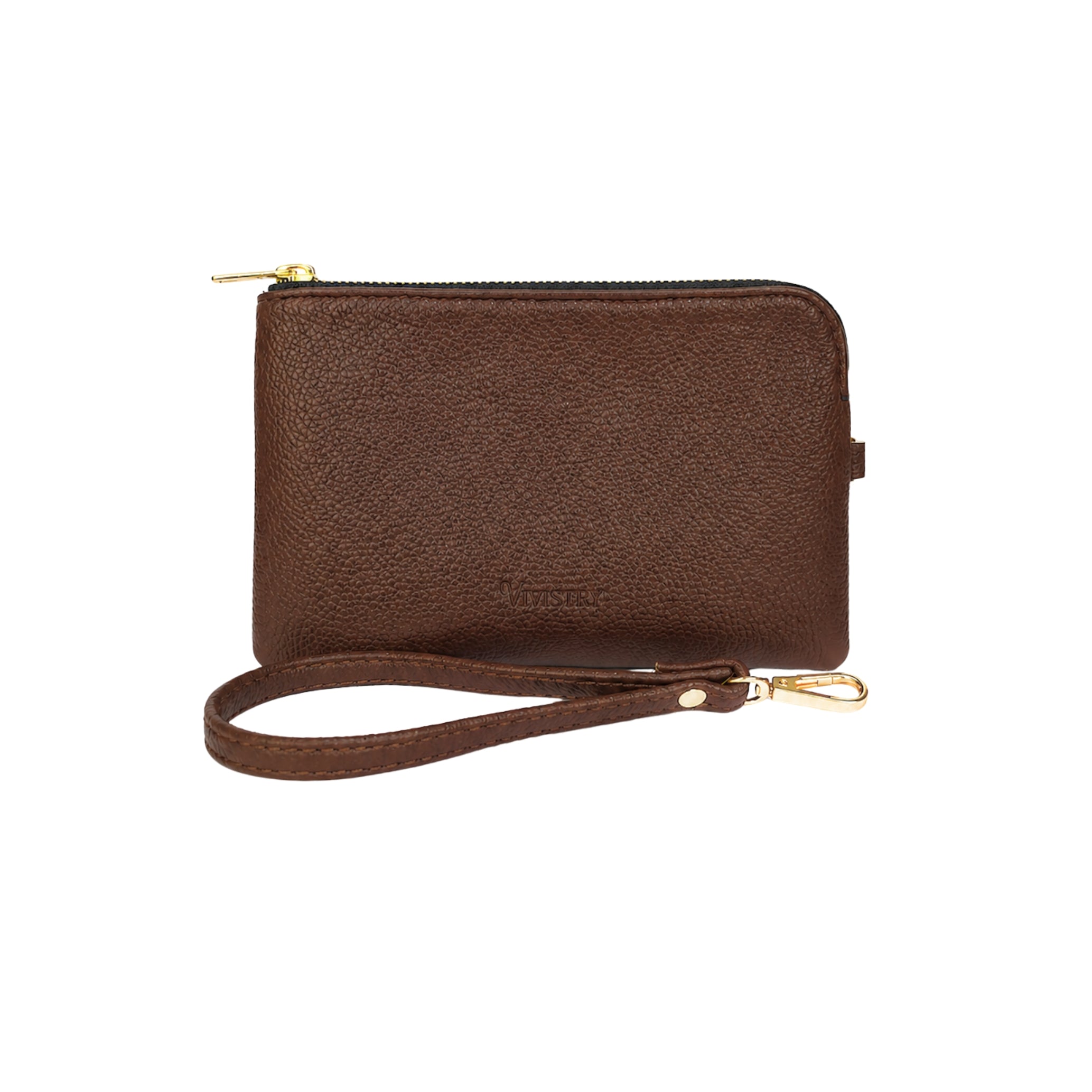 Rover Phone Wallet with Wrist Loop – Cocoa Brown