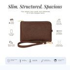 Rover Phone Wallet with Wrist Loop – Cocoa Brown