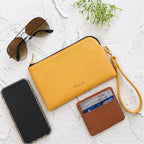 Rover Phone Wallet with Wrist Loop – Mustard Gold