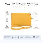 Rover Phone Wallet with Wrist Loop – Mustard Gold