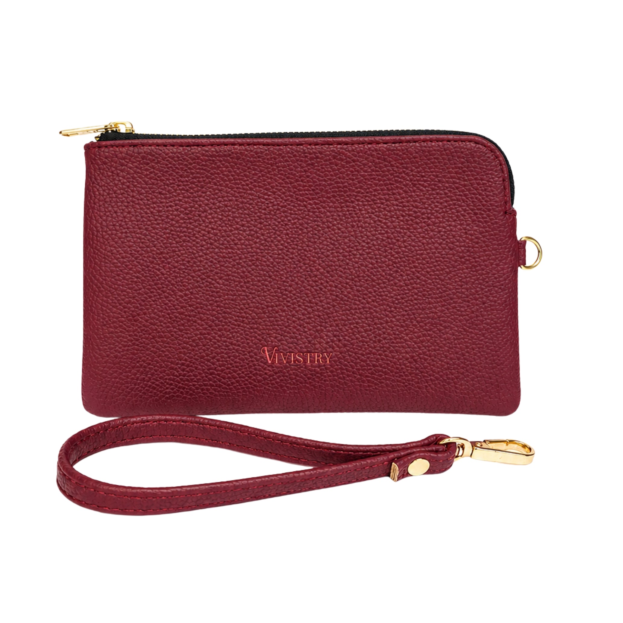 Rover Phone Wallet with Wrist Loop – Wine Berry