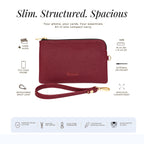 Rover Phone Wallet with Wrist Loop – Wine Berry