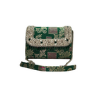 Crystal beaded clutch bag-green - Vivistry