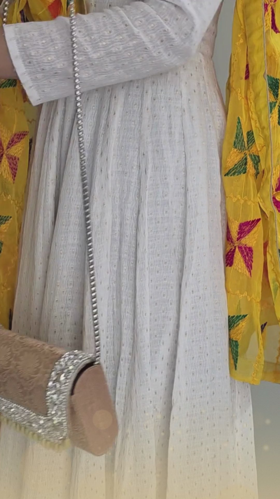 Women Crystal Beaded Clutch & Sling Bag - Champagne Glow